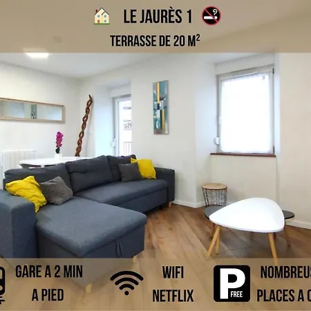 Apartment Jaures 1 - Avec Terrasse, Proche Gare